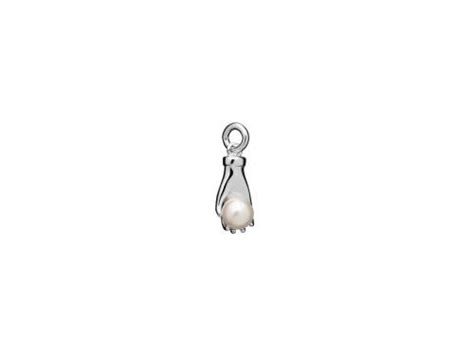 Karen Walker Stg Mini Wisdom Hand Freshwater Pearl Charm Westende