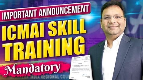 Important Announcement By Icmai Skill Training Exemption Breaking