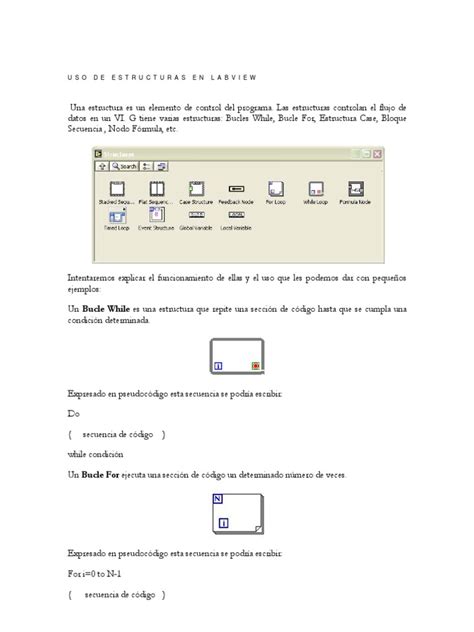 PDF Uso De Estructuras En Labview DOKUMEN TIPS