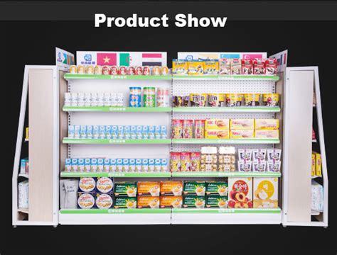 Economical Convenience Store Display Fixtures / Grocery Store Display Racks