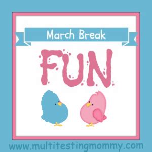 March Break Activities at Home - Multi-Testing Mommy