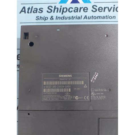 SIEMENS SIMATIC S7 6ES7 416 2XK07 0AB0 CPU MODULE Atlas Shipcare Services