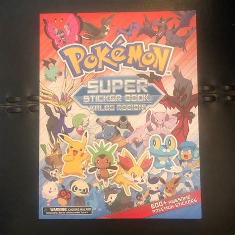 Pokémon Toys Pokmon Super Sticker Book Kalos Region Poshmark