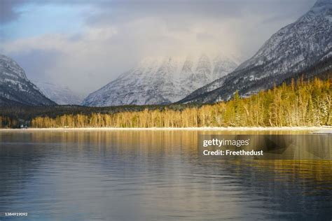 Glacier National Park Hungry Horse Reservoir High-Res Stock Photo ...