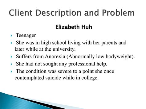 SOLUTION: Anorexia Nervosa Diagnosis And Treatment - Studypool