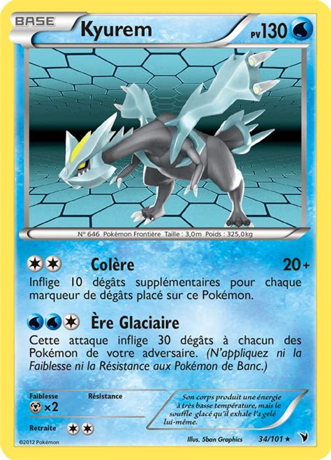 Kyurem Noir Blanc Nobles Victoires Pok P Dia