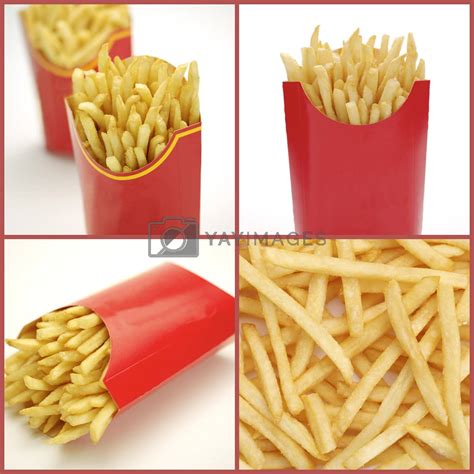 French fries collage by Baltus Vectors & Illustrations Free download ...