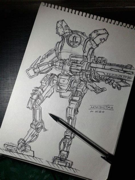 Titanfall 2 Sketches Ion And Northstar Art Amino