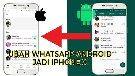 Cara Ubah Whatsapp Android Seperti Di Iphone X Youtube