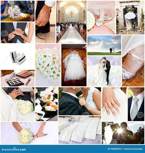 Wedding Collage Stock Images - Image: 28585954