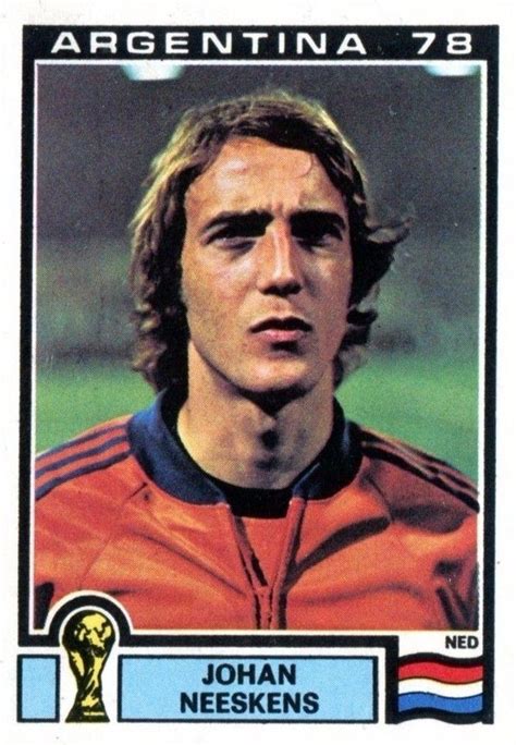 Johan Neeskens - Netherlands - Argentina 78 World Cup sticker 268 ...