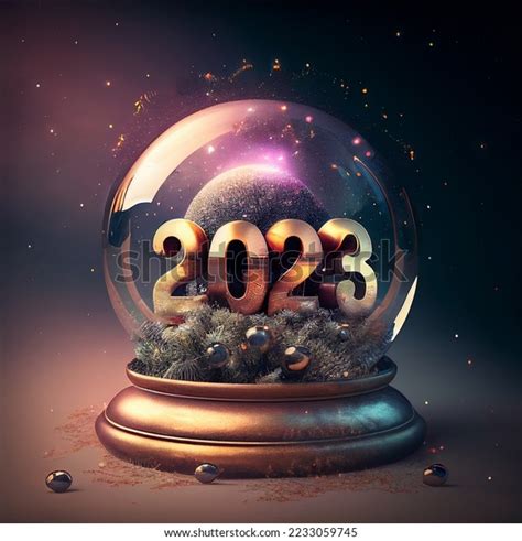 Year 2023 Beautiful Crystal Ball Stock Photo 2233059745 | Shutterstock