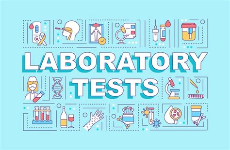 Premium Vector Laboratory Tests Word Concepts Banner