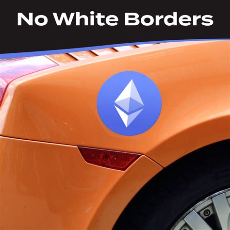 Ethereum Sticker Ethereum Logo Vinyl Bumper Sticker For Your Car