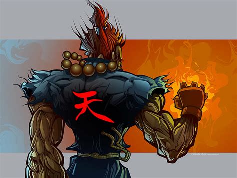 Free download | HD wallpaper: Akuma, Cartoon, Street Fighter ...