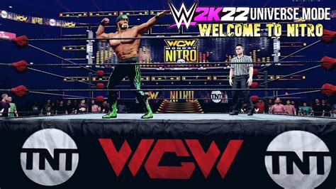 WCW Nitro Is Back WWE 2K22 Universe Mode Interactive YouTube