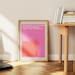 Abstract Hot Pink Typography Wall Art Gicl E Print Y K Wall Decor Trendy Poster Pink And Red