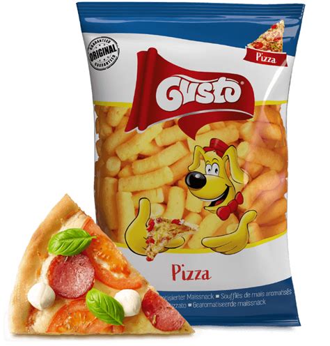 Chrupki Kukurydziane O Smaku Pizzy 80g Gusto Pufuleti