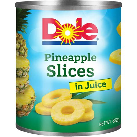 Dole Pineapple Slices In Juice G Woolworths