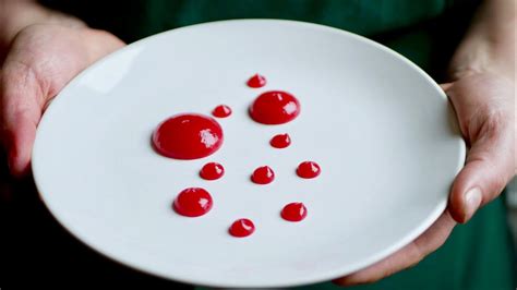 Cranberry Fluid Gel Molecular Gastronomy Gourmet Plating Technique Shorts Youtube