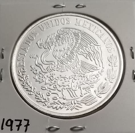 Mexico Cien 100 Pesos 1977 Jose Maria Morelos Y Pavon 720 Silver Coin