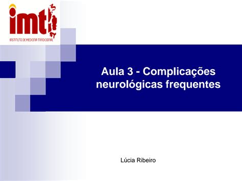 Solution Aula Complica Es Neurol Gicas Studypool