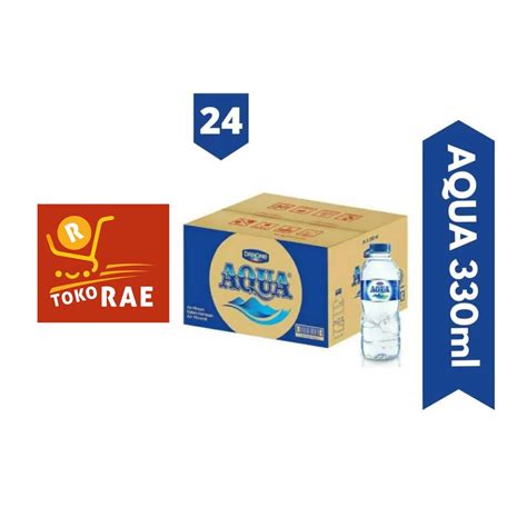 Jual Aqua Air Mineral Ukuran 330ml Botol Mini Shopee Indonesia