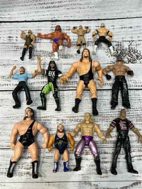 WWE WWF WCW Wrestling Action Figures Job Lot Bundle - / Hasbro 90s ...