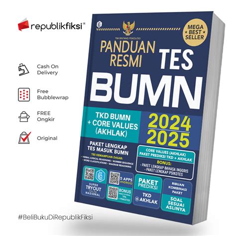 Jual Buku New Panduan Resmi Tes Bumn Tim Bintang Psikologi