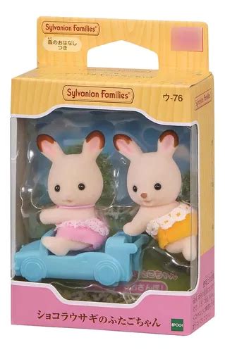 Sylvanian Families Conejos Gemelos Chocolate Calico Critters Mercadolibre