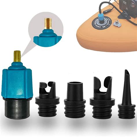 LIOOBO SUP Pumpenadapter für Schlauchboote Adapter für Kompressor