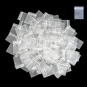 Amazon 1 X 1 Small Plastic Bags 100pcs 4 Mil Thick Reusable