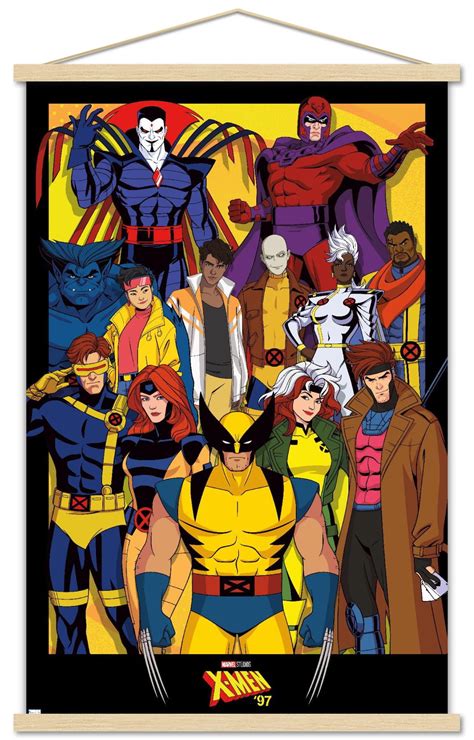 Marvel X-Men '97 - Characters Wall Poster with Magnetic Frame, 22.375 ...