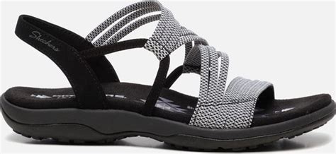 Skechers Reggae Slim Skech Appeal Dames Sandalen Zwart Maat 40