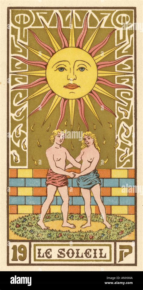 Tarot Card Sun Hi Res Stock Photography And Images Alamy