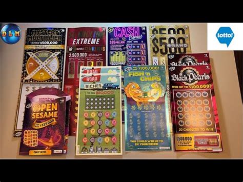 Lots Of New Scratch Off Tickets To Play In Bc Lottery Youtube