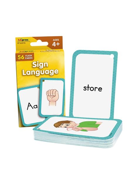 Sign Language Flash Cards