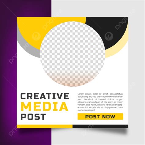 simple social media post ideas   vol  vector template