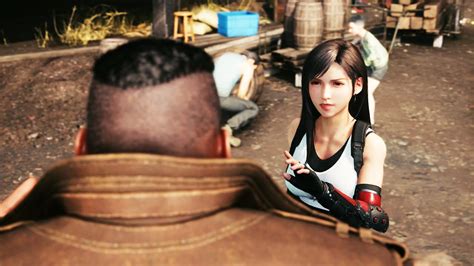 Final Fantasy 7 Remake Intergrade Tifa And Barrett Cameo Appearance Ps5 4k60 Youtube