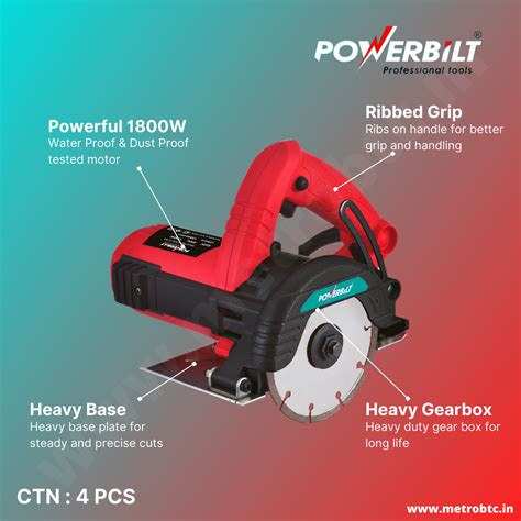 Marble Cutter Powerbilt PBT CM5 1800 Metrobtc