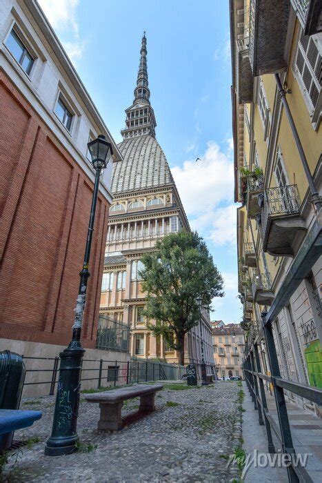 The Most Famous Monument Of Turin Mole Antonelliana Piedmont Wall