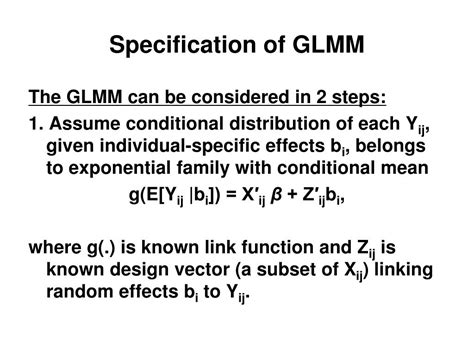 Ppt Bio226 Lab Session 8 Generalized Linear Mixed Effects Models