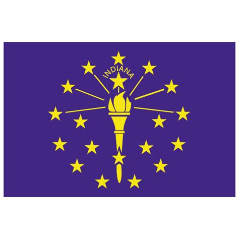 Indiana flag.eps Royalty-free Stock Vector Images