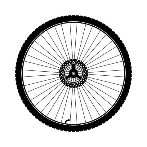 Premium Vector Bicycle Wheel Icon