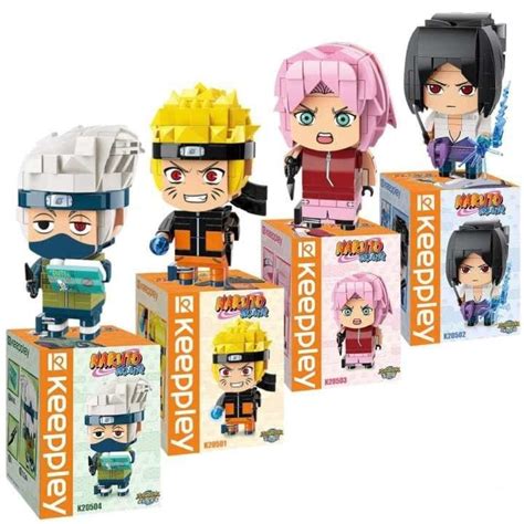 Jual KEEPPLEY Naruto Building Blocks Uchiha Sasuke Kakashi Figure