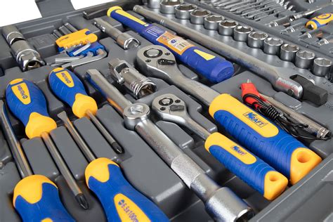 Набор инструмента 1/2 Dr и 1/4 Dr 120 предметов KRAFT KT 700679 ...