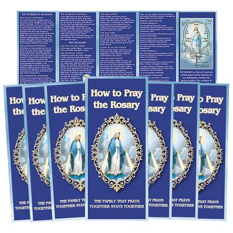 Buy How To Pray The Rosary Pamphlet Paper Booklet For Beginners