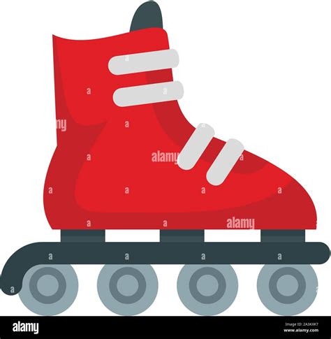 Inline Skates Icon Flat Illustration Of Inline Skates Vector Icon For