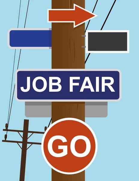 Job Fair Event Signs — Stock Vector © thinglass #117898274