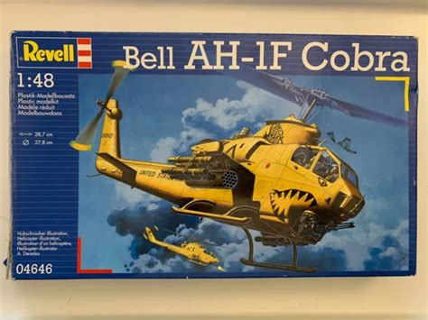 REVELL BELL AH 1F Cobra Helicopter Model Kit 1 48 Scale Opened